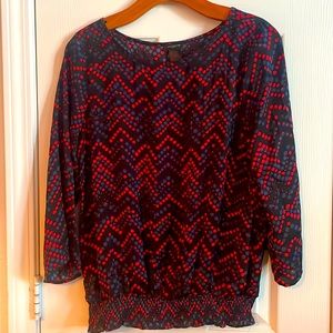 Ann Taylor Feminine Colorful Blouse